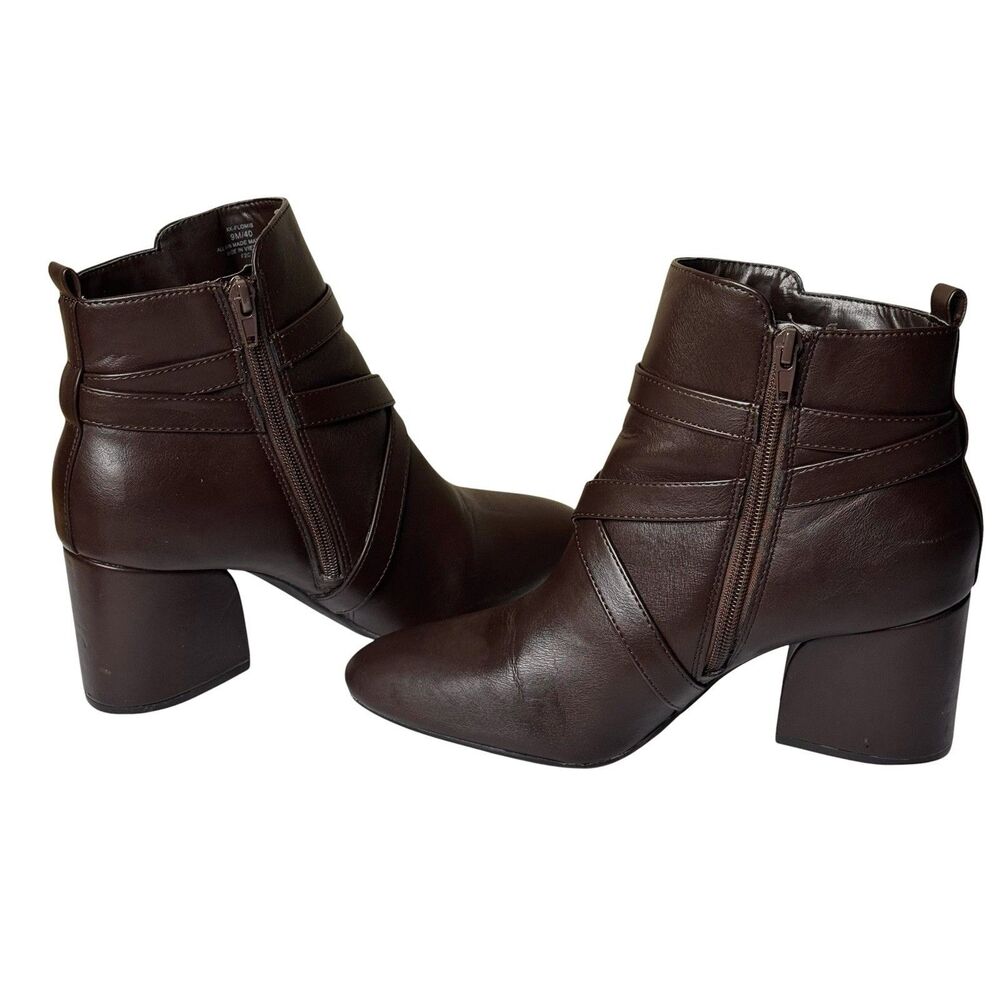 Kelly & Katie Women’s Flomis Bootie Brown Synthetic Leather Size 9‎ Professional - Picture 5 of 9